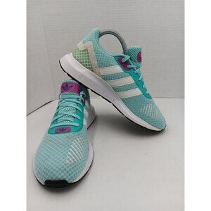 Adidas Womens Swift Run RF FW2129 Blue Running Shoes Sneakers Size 8